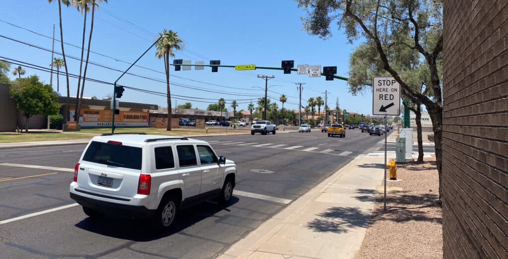 Phoenix High-Intensity Activated Crosswalk HAWK signals